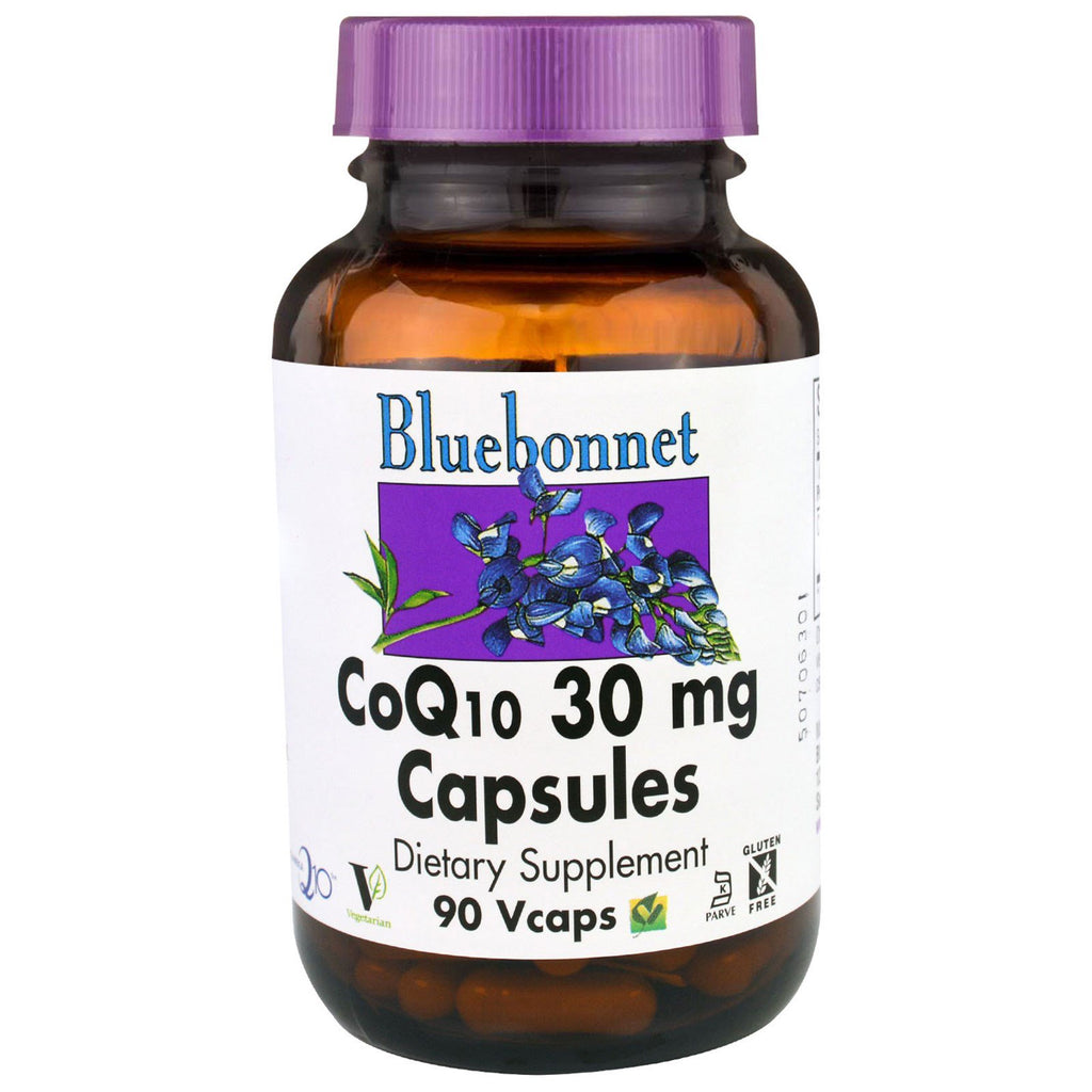 Bluebonnet Nutrition、CoQ10 カプセル、30 mg、90 Vcaps