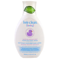 Live Clean Baby Soothing Oatmeal Relief Tearless Baby Wash 10 fl oz (300 ml)