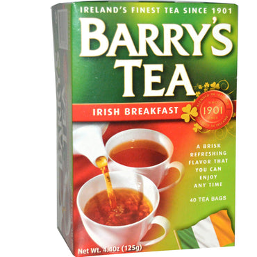 Barry's Tea, Irish Breakfast Tea, 40 Tea Bags, 4.40 oz (125 g)