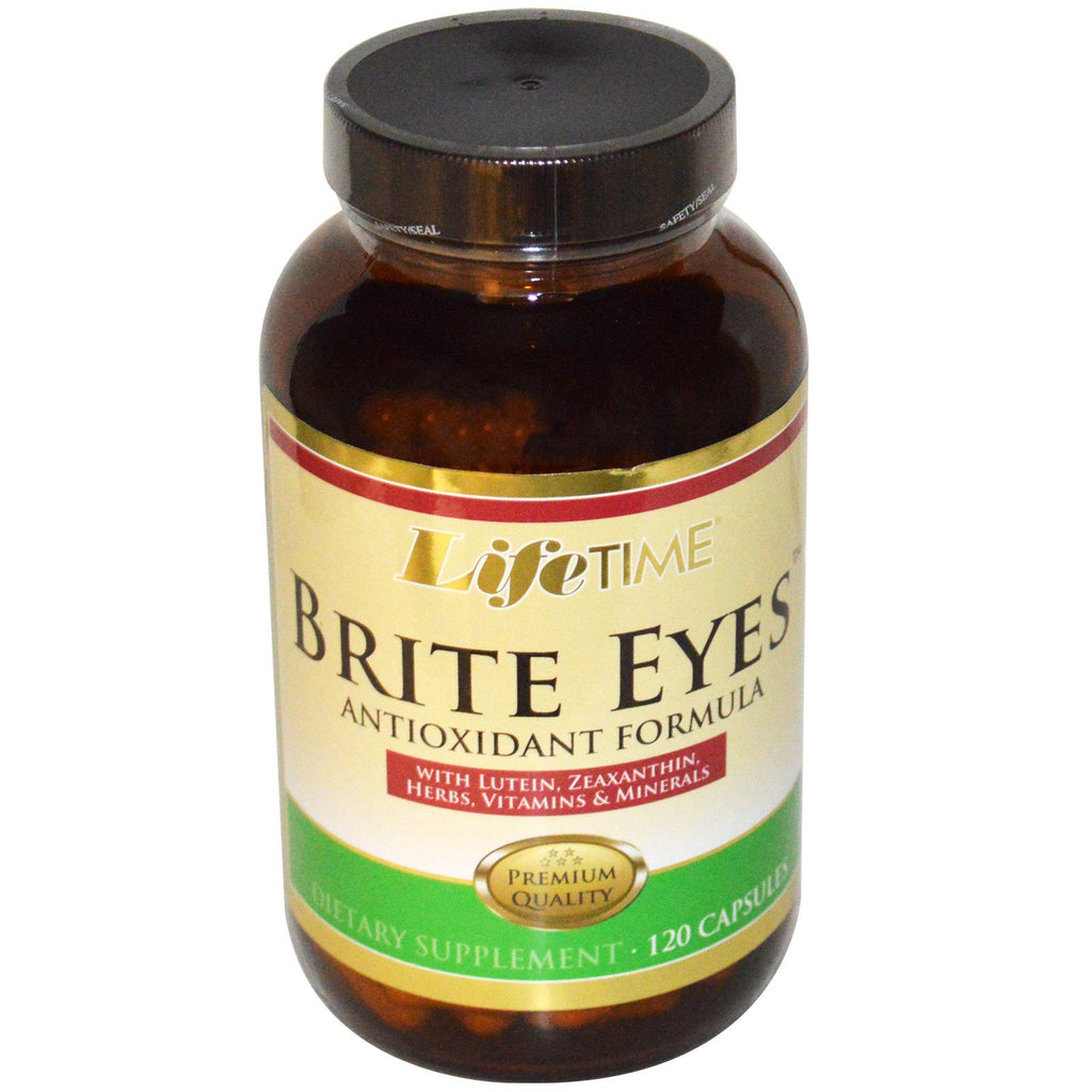 Life time, fórmula antioxidante Brite Eyes, 120 cápsulas