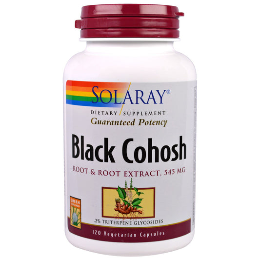 Solaray, Black Cohosh, 545 mg, 120 Veggie Caps