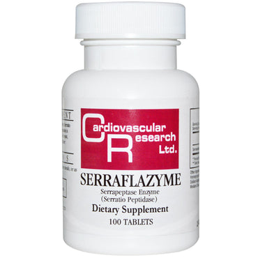 Cardiovascular research ltd., serraflazyme, 100 comprimidos