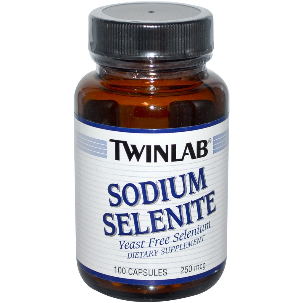 Twinlab, Sodium Selenite, 250 מק"ג, 100 כמוסות