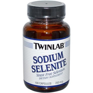 Twinlab, Sélénite de sodium, 250 mcg, 100 gélules
