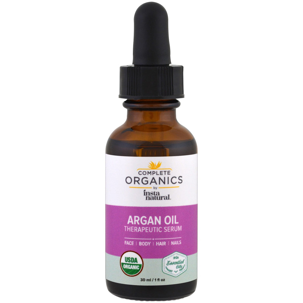 InstaNatural, Complete s Argan Oil Therapeutic Serum, 1 fl oz (30 ml)