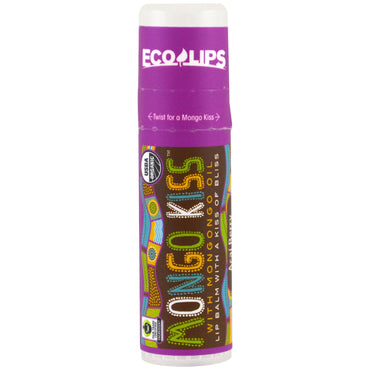 Eco Lips Inc., Mongo Kiss, Baume à lèvres, Baie d'açaï, 0,25 oz (7 g)