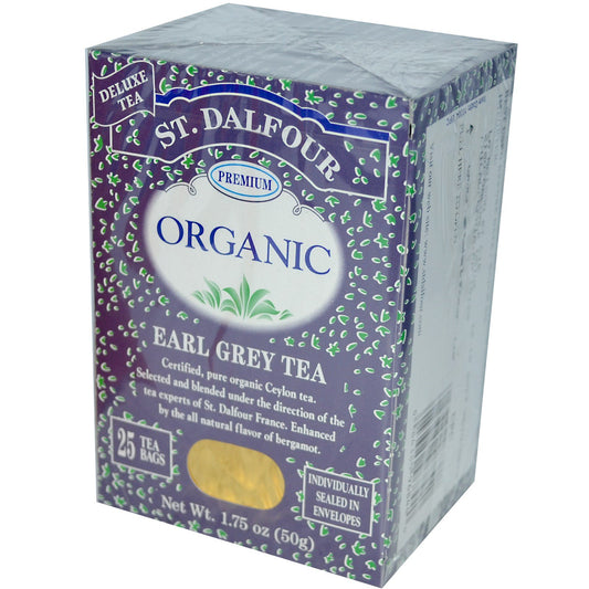 St. Dalfour, Té Earl Grey, 25 bolsitas de té, 50 g (1,75 oz)