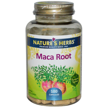 Nature's Herbs, Maca-Wurzel, 100 Kapseln