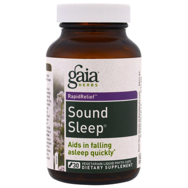 Gaia Herbs, Sound Sleep, 30 Vegetarian Liquid Phyto-Caps