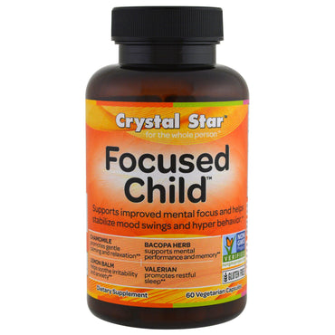 Étoile de cristal, enfant concentré, 60 gélules végétales