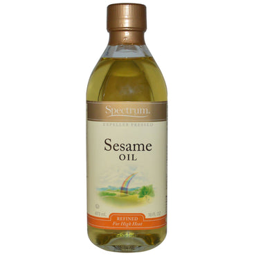 Spectrum Naturals, Sesame Oil, Refined, 16 fl oz (473 ml)
