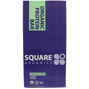 Square s,  Protein Bar, Chocolate Coated Cookie Dough, 12 Bars, 1.6 oz (44 g) Each
