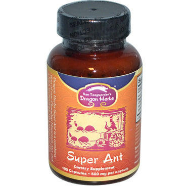 Dragon Herbs, Super Ant, 500 mg, 100 Kapseln