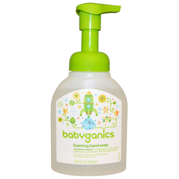 BabyGanics, Jabón espumoso para manos, manzanilla y verbena, 8,45 fl oz (250 ml)