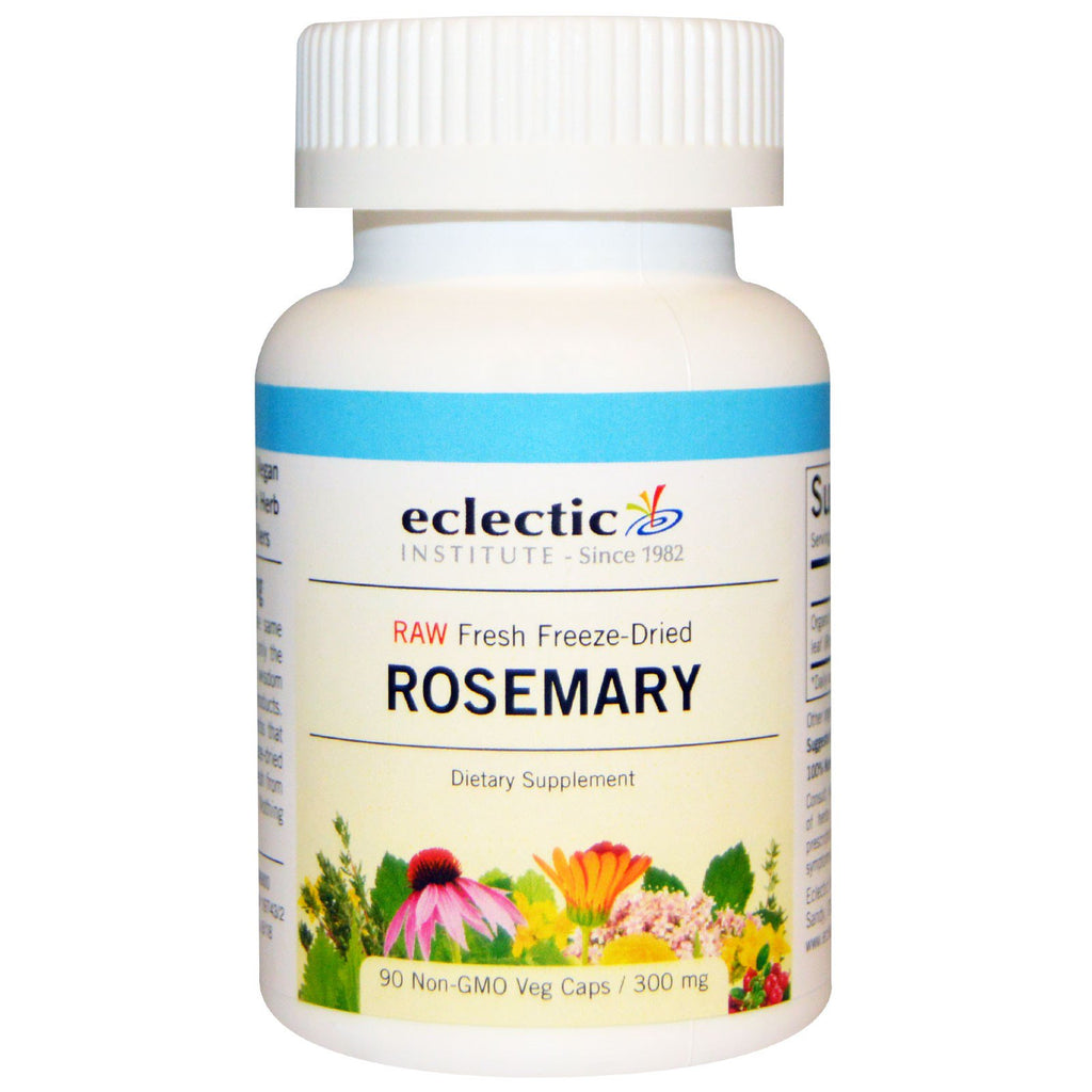 Eclectic Institute, Rosemary, 300 mg, 90 Veggie Caps
