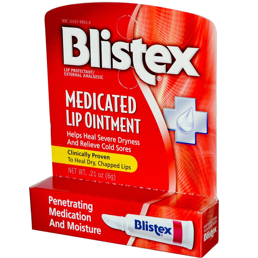Blistex, مرهم طبي للشفاه، 0.21 أونصة (6 جم)