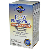 Garden of Life, RAW Probiotics, Women 50 & Wiser, 90 Veggie Caps