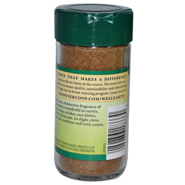 Frontier Natural Products, זרעי כוסברה, טחונים, 1.60 אונקיות (45 גרם)