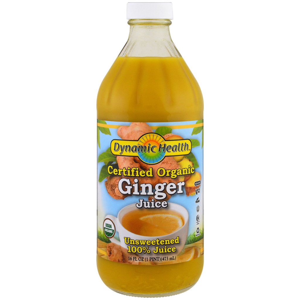 Dynamic Health Laboratories, Certified  Ginger Juice, 16 fl oz (473 ml)