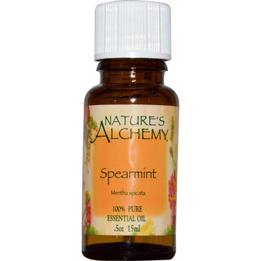 Nature's Alchemy, Spearmint, Essential Oil, 0,5 oz (15 ml)