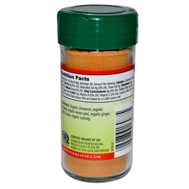 Frontier Natural Products, , eplepai-krydder, saltfri blanding, 1,69 oz (48 g)