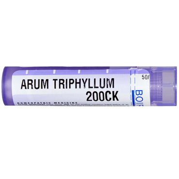 Boiron, remedios únicos, Arum Triphyllum, 200 CK, aproximadamente 80 gránulos