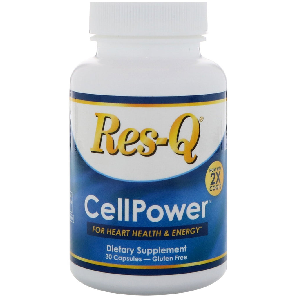 Res-Q, CellPower, 2X CoQ10, 30 cápsulas