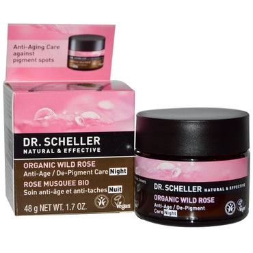 Dr. Scheller, Soin Anti-Âge/Dépigmentant, Nuit, Rose Sauvage, 1,7 oz (48 g)