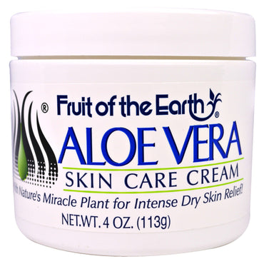 Fruit of the Earth, Aloe Vera Skin Care Cream, 4 oz (113 g)