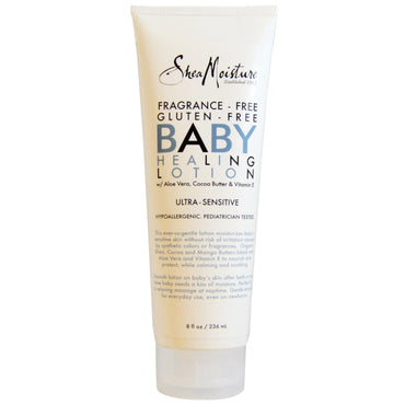 Shea Moisture Baby Healing Lotion Fragrance-Free 8 fl oz (236 ml)