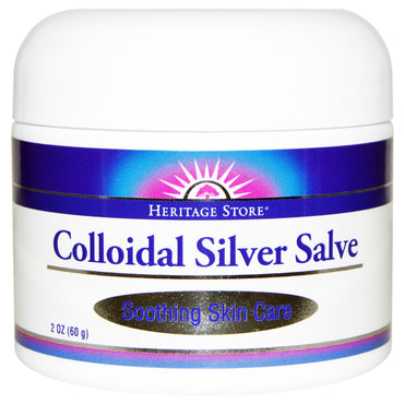 Heritage Store, Salve Colloidal Silver, 2 אונקיות (60 גרם)