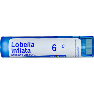 Boiron, Single Remedies, Lobelia Inflata, 6C, 80 gránulos aproximadamente