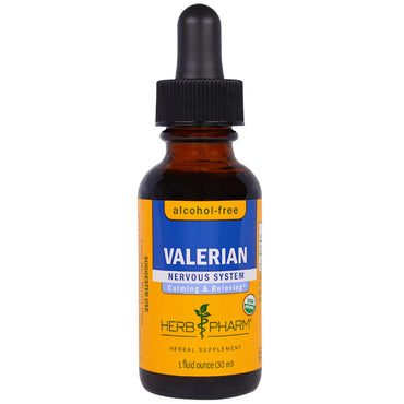 Herb Pharm, Valeriana, Sin alcohol, 1 fl oz (30 ml)