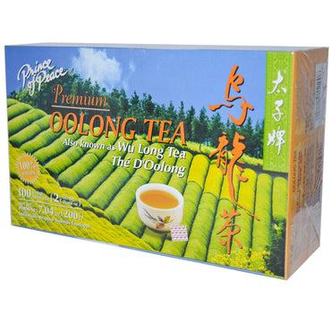 Prințul păcii, ceai premium Oolong, 100 pliculețe de ceai, (2 g) fiecare