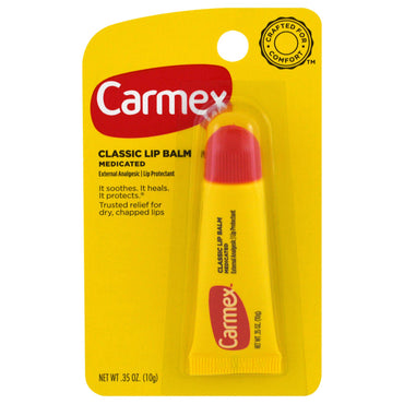 Carmex, Lip Balm, Classic, Medicated, .35 oz (10 g)