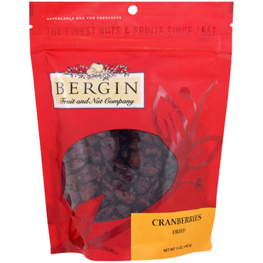 Bergin Fruit and Nut Company, Cranberries, getrocknet, 5 oz (142 g)