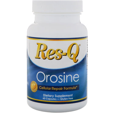 Res-q, orosina, fórmula de reparación celular, 60 cápsulas
