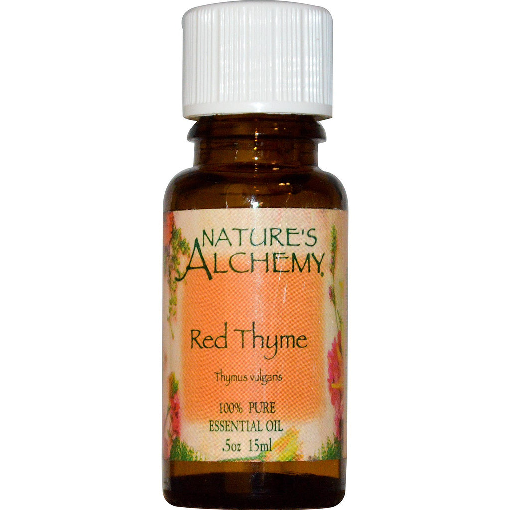 Nature's Alchemy, röd timjan, eterisk olja, 0,5 oz (15 ml)