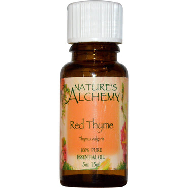 Nature's Alchemy, Thym rouge, Huile essentielle, 0,5 oz (15 ml)