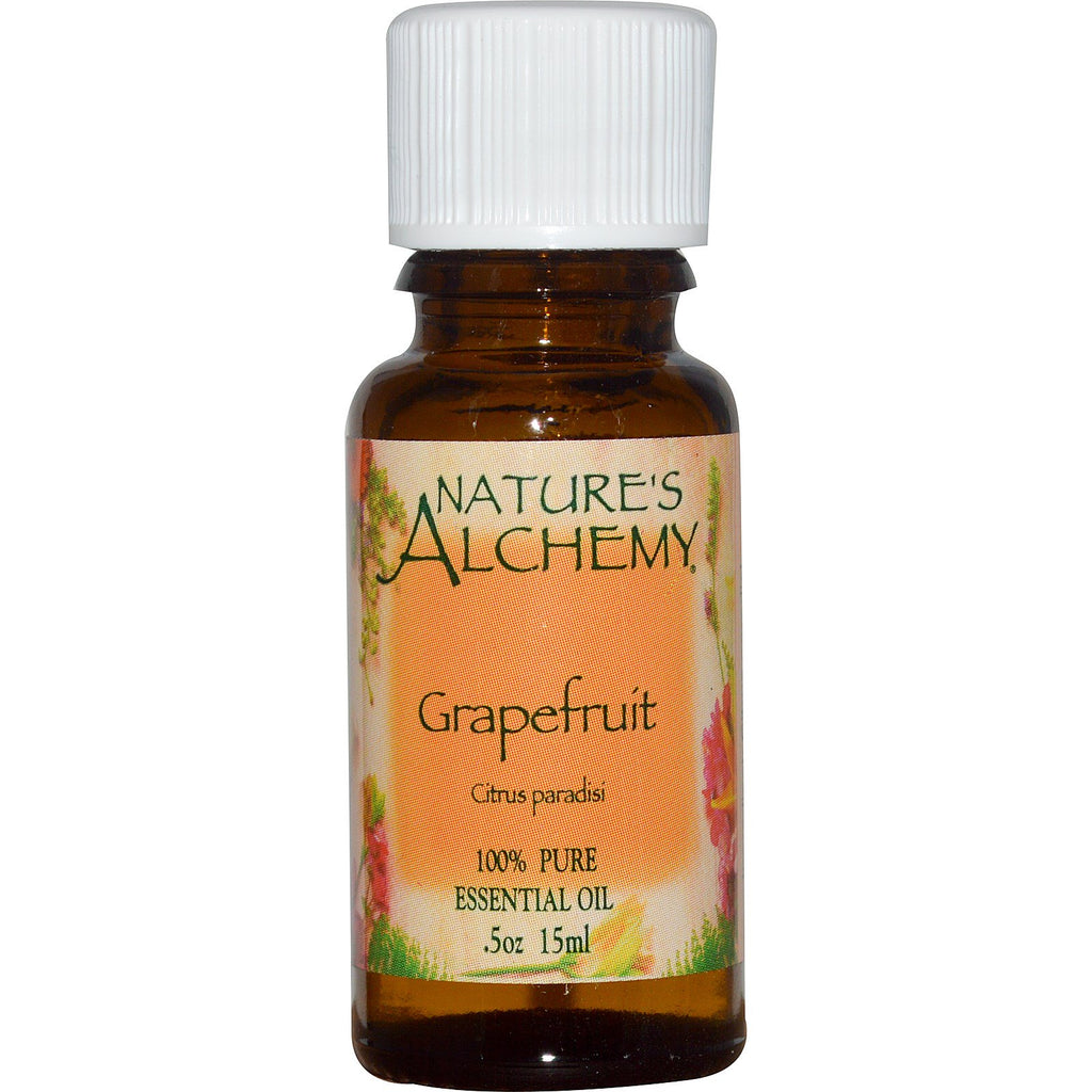 Nature's Alchemy, Grapefruit, Essentiële Olie, 0,5 oz (15 ml)