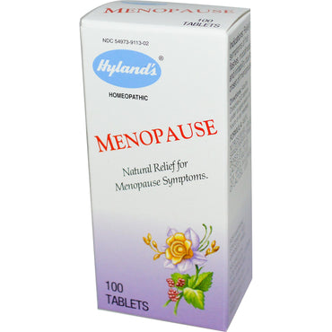 Hyland's, Menopausia, 100 tabletas