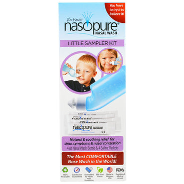 Kit de muestra pequeña de lavado nasal Nasopure 1 kit