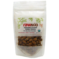 Rawmio, Chocolate Covered Golden Raisins, 2 oz (57 g)