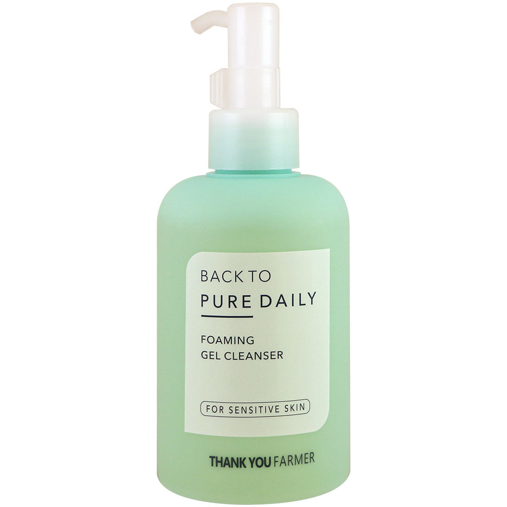 Thank You Farmer Back to Pure Daily Foaming Gel Cleaner For Sensitive Skin 7.03 fl oz (200 ml)