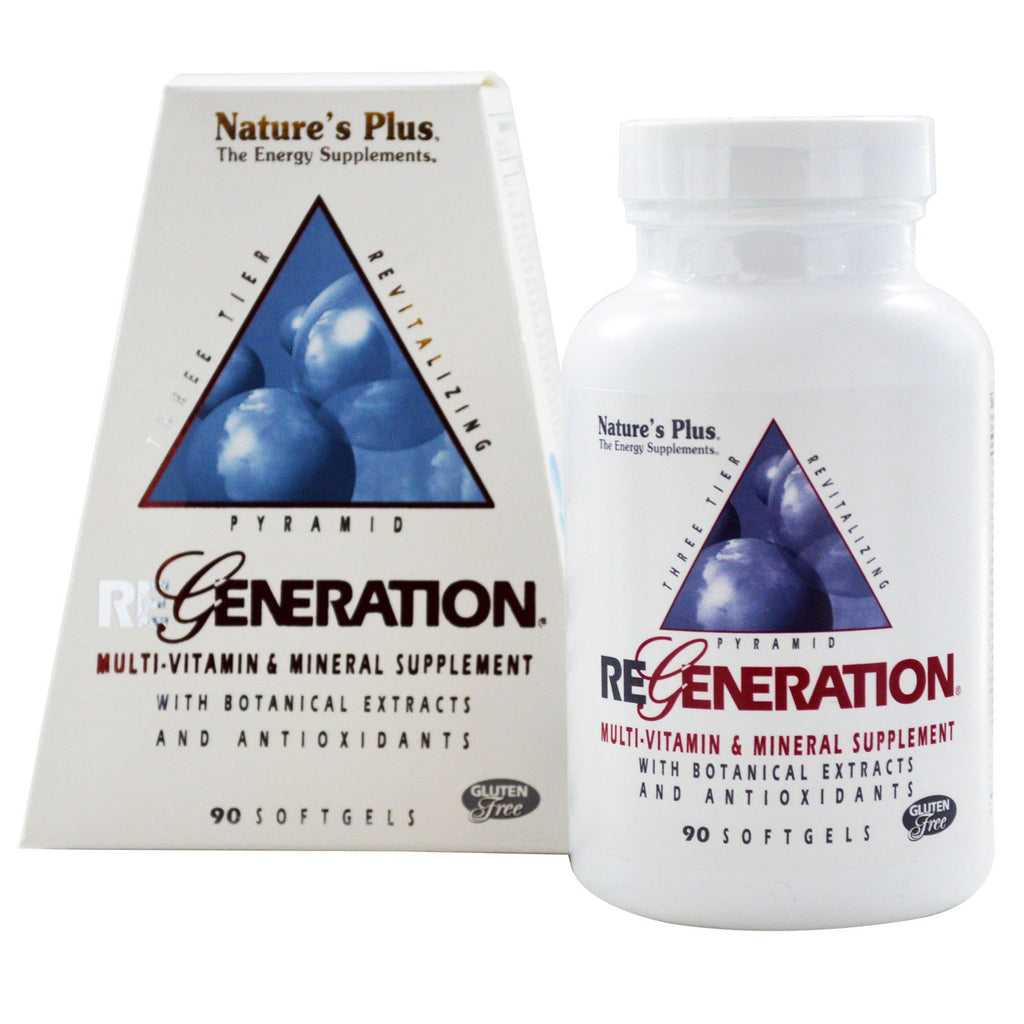 Nature's Plus, Regeneration, Multi-Vitamin & Mineral Supplement, 90 Softgels