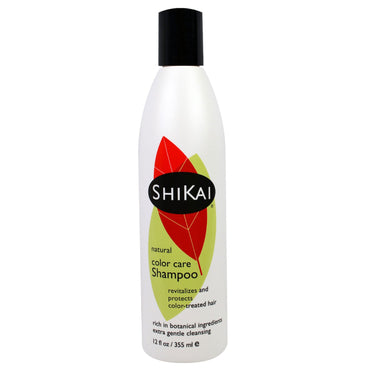 Shikai, ナチュラル カラーケア シャンプー、12 fl oz (355 ml)