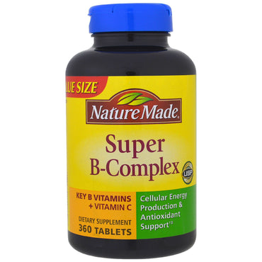 Nature made, complejo superb-b, 360 comprimidos