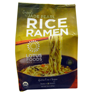 Lotus Foods Ramen de arroz perlado de jade, 4 paquetes, 283 g (10 oz)