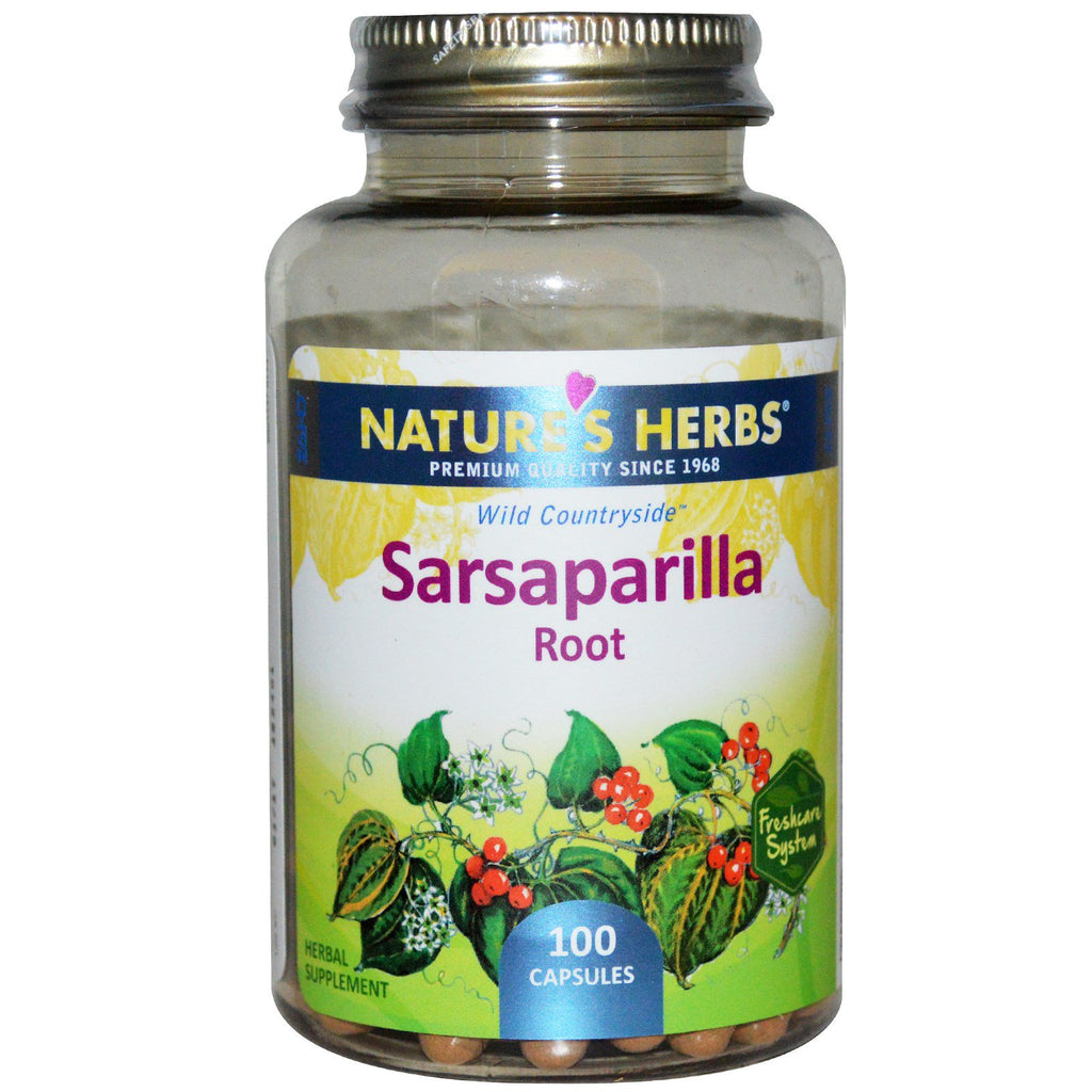 Nature's Herbs, Sarsaparilla Root, 100 Capsules
