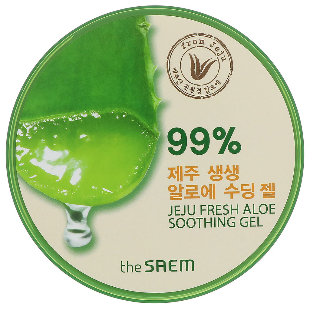 The Saem, Gel apaisant à l'aloès frais de Jeju, 10,14 fl oz (300 ml)